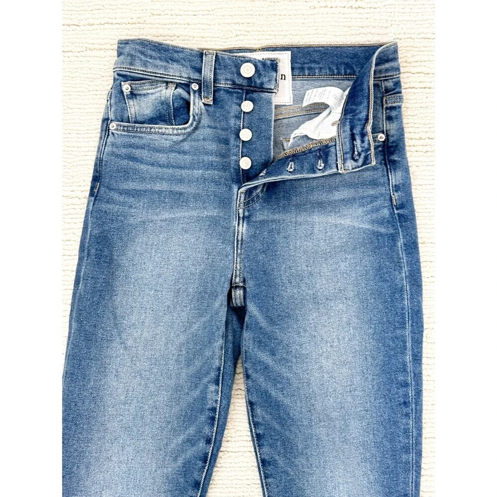 FRANK & EILEEN Cork Everyday Denim Women’s 25 Blue Straight Leg Jeans Style D601